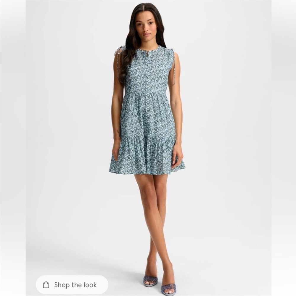 Veronica Beard Yuliana Floral Sleeveless Dress S